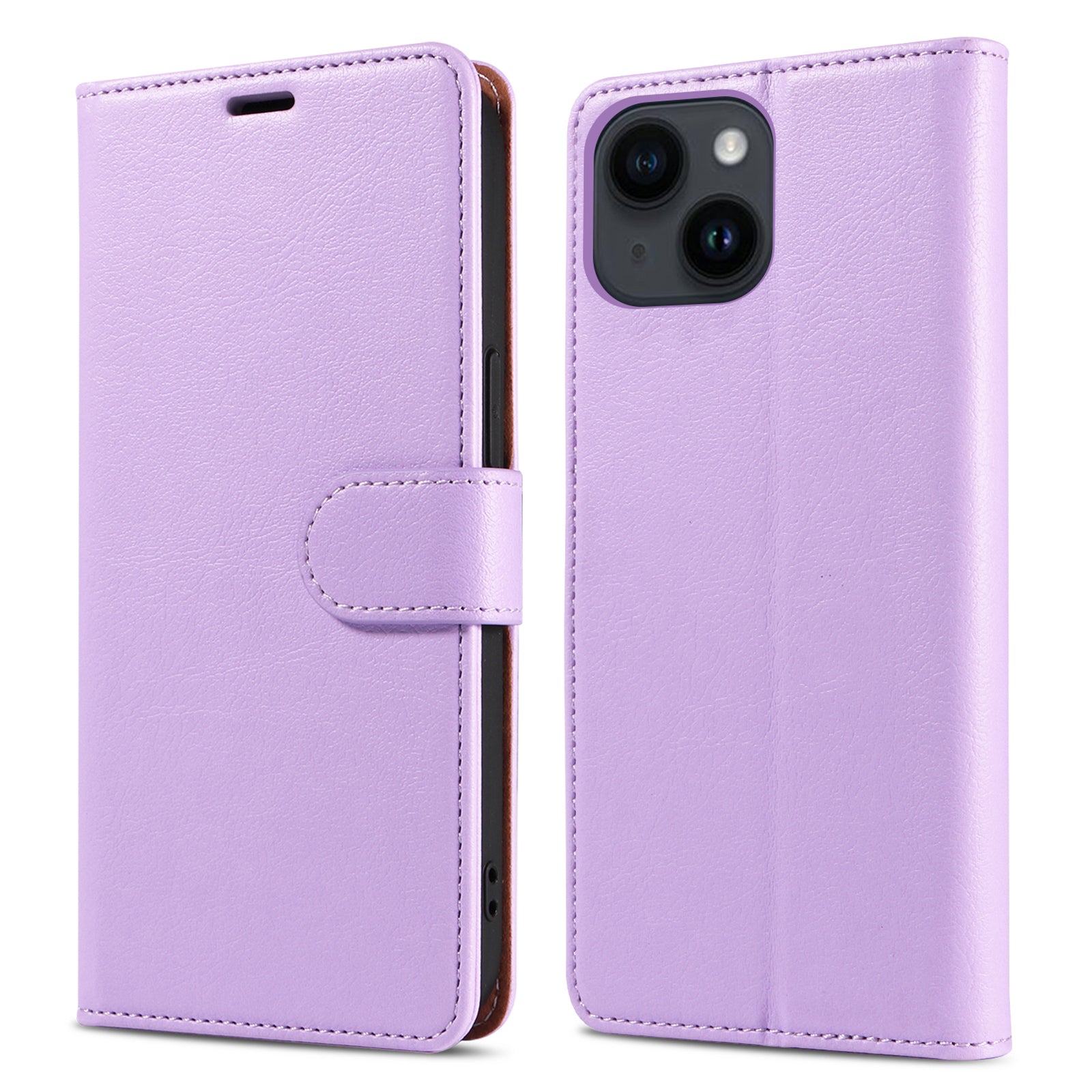PU Leather Phone Case for iPhone 14 Plus Magnetic Closure Wallet RFID Blocking Stand Phone Cover PU Leather Phone Case for iPhone 14 Plus Magnetic Closure Wallet RFID Blocking Stand Phone Cover